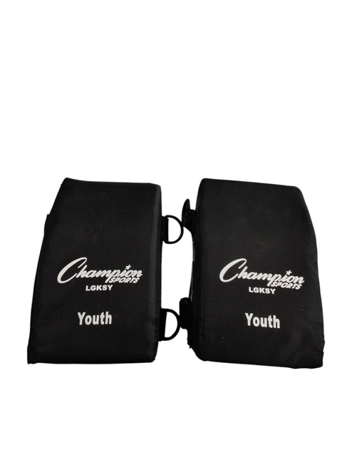 Used Champion Sports LGKSY BB/SB Catchers Knee Savers Black 11866-S000021706 Vist Large View of Product Image Which is Used Champion Sports LGKSY BB/SB Catchers Knee Savers Black