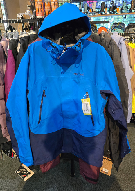 Vist Large View of Product Image Which is Used MARMOT GORE-TEX 3L SHELL Royal Blue MD
