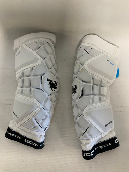 Vist Large View of Product Image Which is Used East Coast Dyes ECHO ARM PAD Lacrosse Arm Pads/Guards White S/M 11823-S000030017