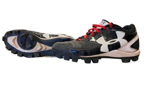Vist Large View of Product Image Which is Used Under Armour BASEBALL BB/SB Cleats Black Senior 8 11095-S000096623
