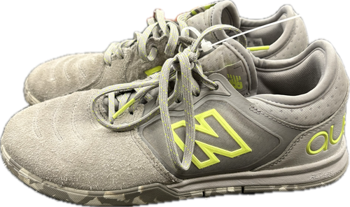 Vist Large View of Product Image Which is Used New Balance Soccer Indoor Shoes Grey Junior 06