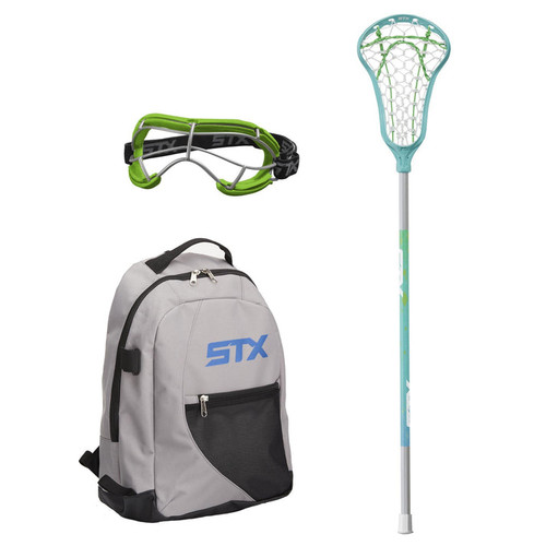 STX Exult Rise Girl's Lacrosse Starter Pack Blue #CSEXRI