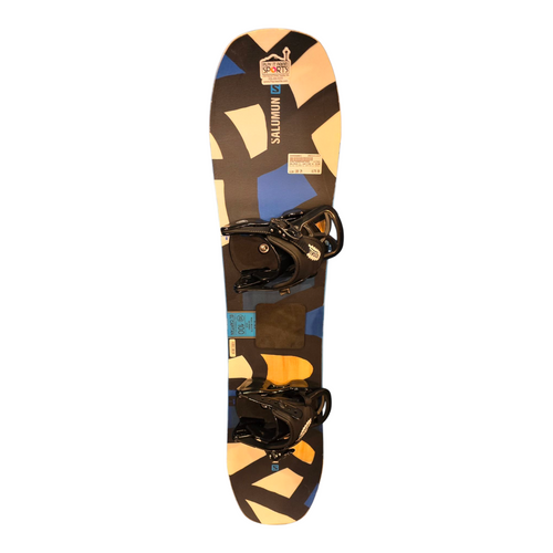 Vist Large View of Product Image Which is Used SALOMON EL CAPITAN W/ ROSSIGNOL ROOKIE BINDINGS 100 cm
