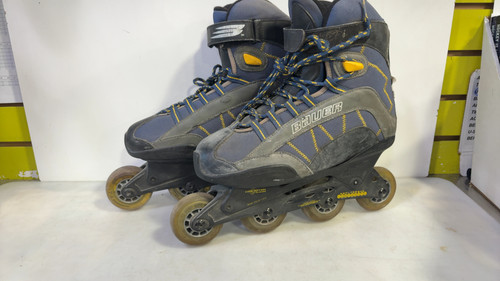 Vist Large View of Product Image Which is Used Bauer XTRA 50 Senior Rec Fitness Skates Navy Blue Senior 10
