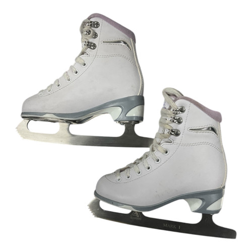 Vist Large View of Product Image Which is Used Jackson SOFT SKATE Girls Figure Skate White Youth 12.0 11362-S000158176