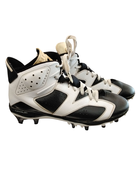 Vist Large View of Product Image Which is Used Adult FB Cleats White Senior 10.5