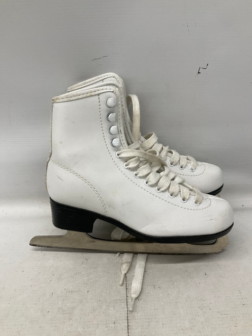 Used DBX FIGURE SKATES Girls Figure Skate White Junior 04 11836-S000023732