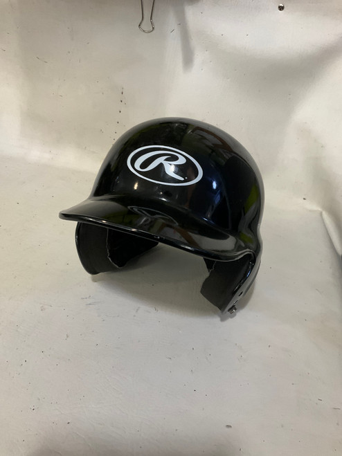 Vist Large View of Product Image Which is Used Rawlings BATTING HELMET Batting Helmet No Mask Black SM