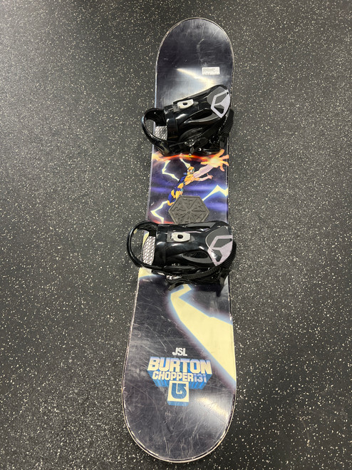 Vist Large View of Product Image Which is Used Burton CHOPPER Boys Board/Binding Black 131 cm