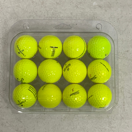 Used ASSORTED COLOR YELLOW 12 Pack - Golf Balls 11762-S000060450
