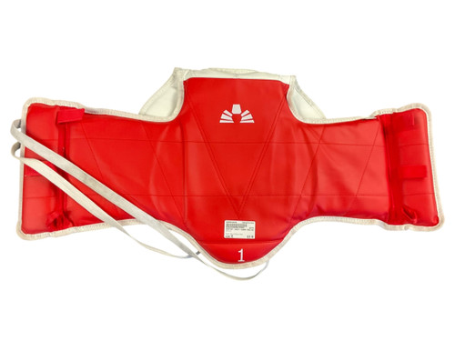 Vist Large View of Product Image Which is Used Century Martial Arts Chest Guard White/Royal/Red XS 11838-S000038098
