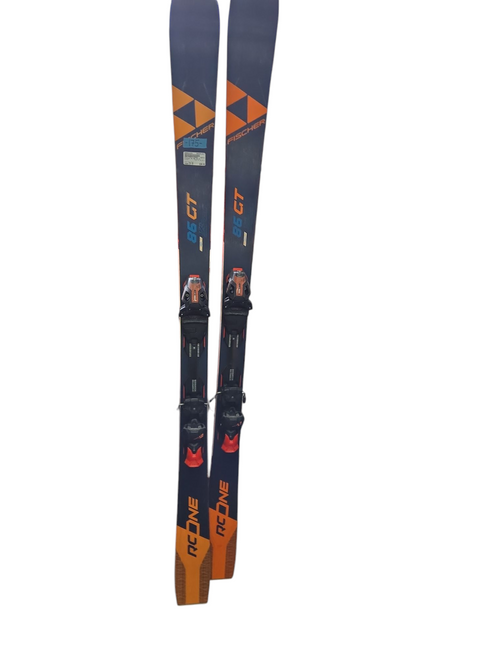 Used Fischer RC ONE 86 GT Mens DH Ski/Binding Navy Blue 175 cm 11617-S000321979
