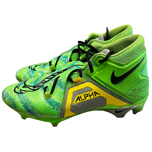 Used Nike FB8442-303 Adult Football Cleats Kelly Green Size 10.5 11730-S000063572
