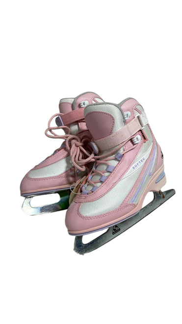 Vist Large View of Product Image Which is Used Jackson SOFTEC Girls Figure Skate Pink And White Junior 03
