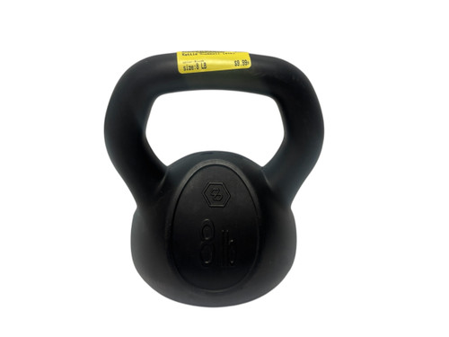 Vist Large View of Product Image Which is Used Kettlebell Black 8 lb