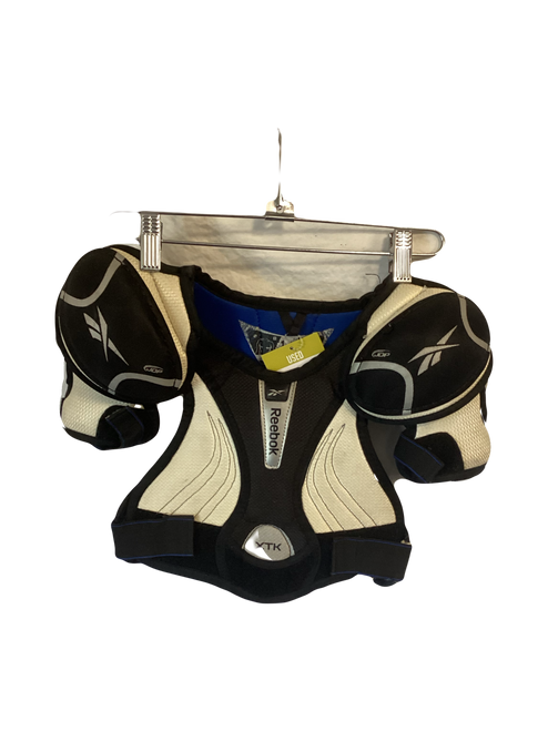 Vist Large View of Product Image Which is Used Reebok XTK Youth Shoulder Pads LG