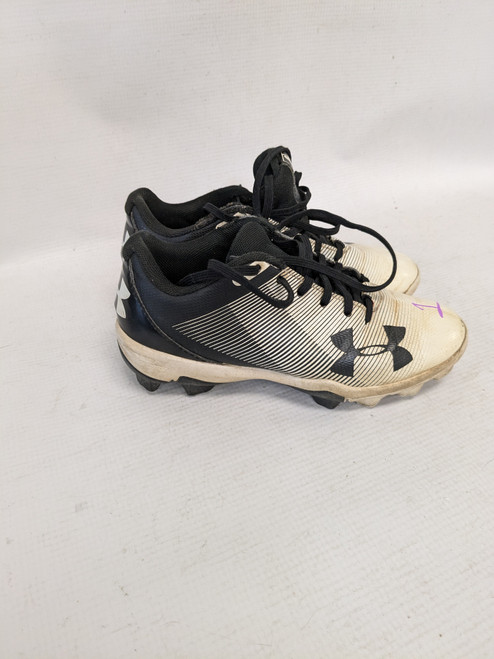Vist Large View of Product Image Which is Used Under Armour BASEBALL CLEATS BB/SB Cleats White Junior 01 11821-S000024151