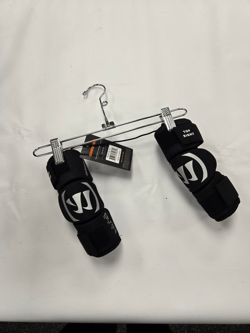 Vist Large View of Product Image Which is Used Warrior BURN Lacrosse Arm Pads/Guards Black SM 11877-S000010469