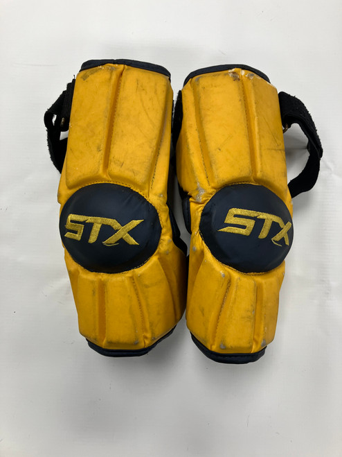 Vist Large View of Product Image Which is Used STX CELL VI ARM PADS Lacrosse Arm Pads/Guards White LG 11877-S000010479