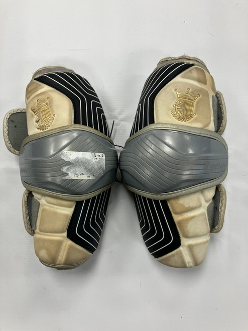 Vist Large View of Product Image Which is Used Brine ARM PADS Lacrosse Arm Pads/Guards Navy Blue MD 11877-S000010524