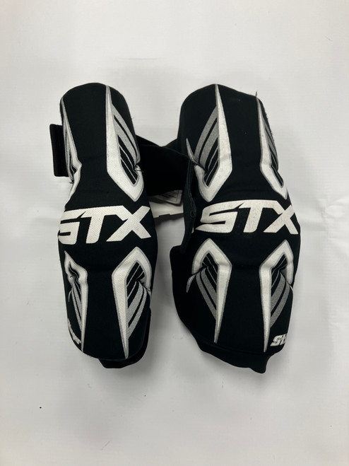Vist Large View of Product Image Which is Used STX STINGER Lacrosse Arm Pads/Guards Black MD