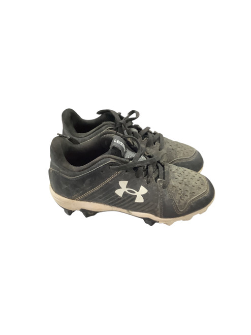 Vist Large View of Product Image Which is Used Under Armour LEAD OFF BB/SB Cleats Black Junior 01 11347-S000243194
