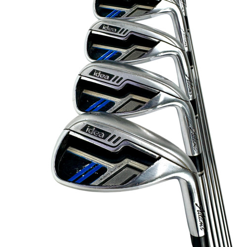 Vist Large View of Product Image Which is Used Adams Golf IDEA 2014 Men's RH Iron Hybrid Set 6H-SW Regular Flex Steel Shaft 11506-S000275817
