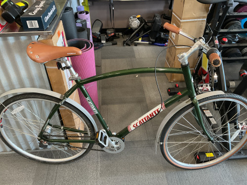 Vist Large View of Product Image Which is Used SCATTANTE ROMA Cruiser Bike Mens Green 53-57cm - 21-22" - XL Frame