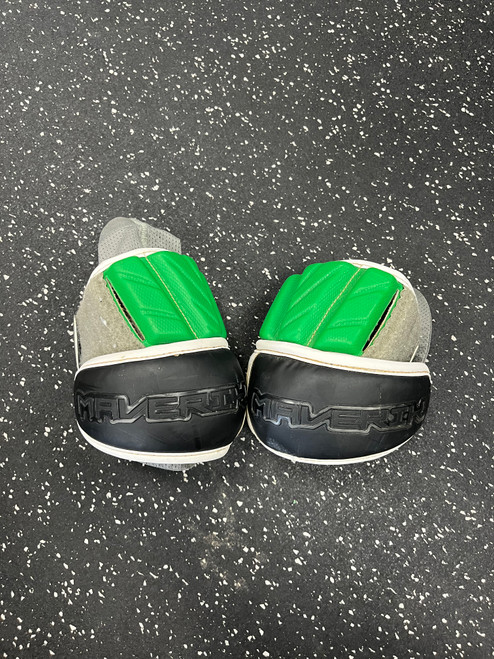 Vist Large View of Product Image Which is Used Maverik MAX Lacrosse Arm Pads/Guards Green LG 11849-S000025904