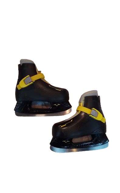 Vist Large View of Product Image Which is Used VIC Boys Softboot Skate Black Youth 09.0