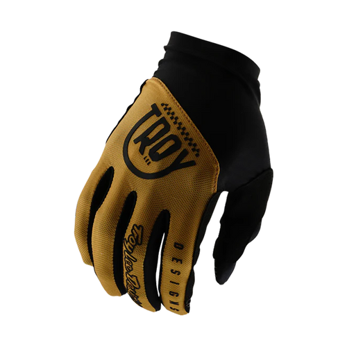 New Troy Lee Designs Flowline Mountain Bike Gloves Eyez Gold- XXL 11798-414442020016