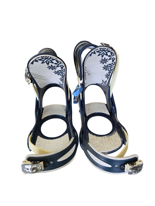Vist Large View of Product Image Which is Used Burton STILETTO SB BINDINGS Mens Binding Only Navy Blue SM