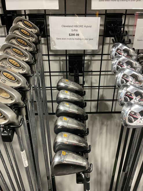 Vist Large View of Product Image Which is Used Cleveland HIBORE HYBRID Mens Iron Set RH 5I-PW 11834-S000033286