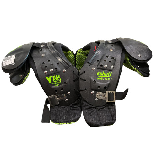 Vist Large View of Product Image Which is Used Schutt 12-13 Y FLEX FB Shoulder Pads Black SM 11813-S000321993