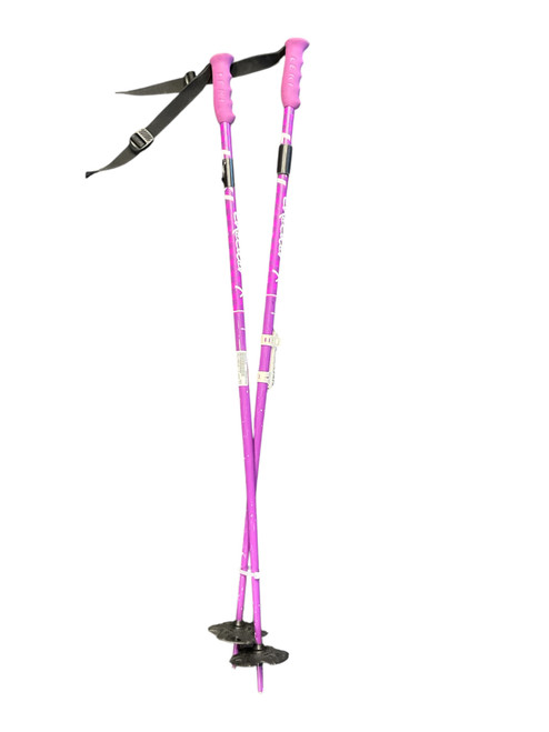 Vist Large View of Product Image Which is Used LEKI CHEELER - X 150CM SKI POLES Womens DH Ski Pole Purple 150 cm / 59 in