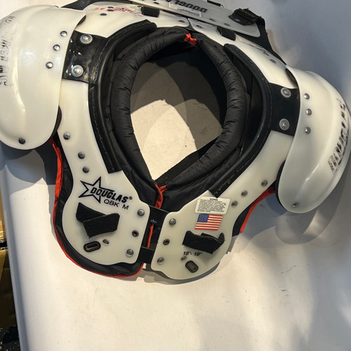 Vist Large View of Product Image Which is Used Douglas DOUGLAS FB Shoulder Pads White MD 11878-S000018016