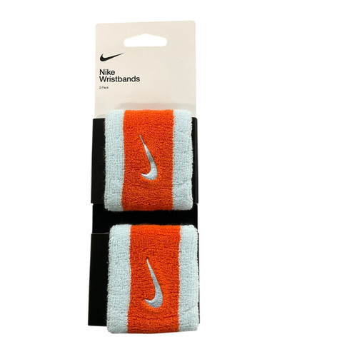 New Nike SWOOSH WRISTBANDS BL/OR/BL 11484-ENIN0001565450OS