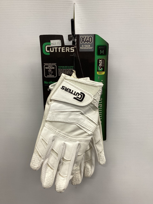 Used Cutters X-40 FB Gloves White MD 11851-S000028988