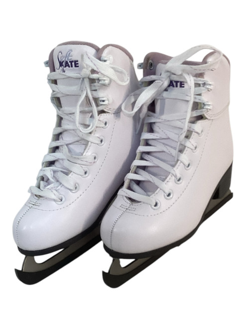Vist Large View of Product Image Which is Used Jackson SOFTSKATE Girls Figure Skate White Junior 01