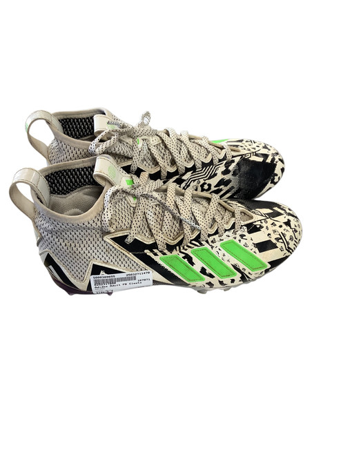 Used Adidas Adult FB Cleats White Senior 7 11479-S000389655