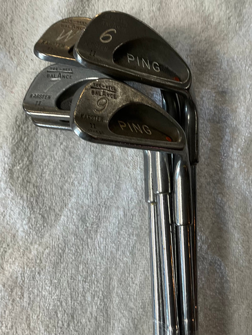 Vist Large View of Product Image Which is Used Ping KARSTEN II Orange Dot Mens Iron Set RH 5I-PW
