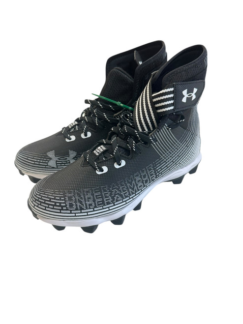 Used Under Armour Jr FB Cleats Black Junior 05.5 11706-S000348635