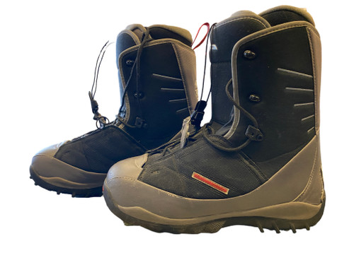 Used Salomon SOLACE Mens Snowboard Boots Black Senior 12.5 11095-S000096676