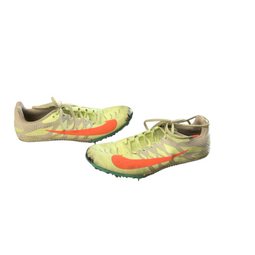 Vist Large View of Product Image Which is Used Nike Track & Field Cleats Adult Neon Green Senior 6.5