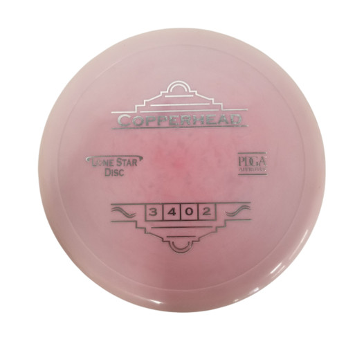 Vist Large View of Product Image Which is Used Lone Star Disc COPPERHEAD ALPHA Disc Golf Putter Pink
