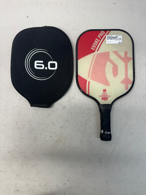 Used EVOKE PRO Pickleball Racquet Red 11835-S000192542