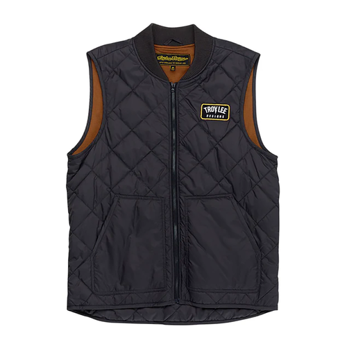 Vist Large View of Product Image Which is New Troy Lee Designs Ruckus Ride Vest Mono Carbon- LG