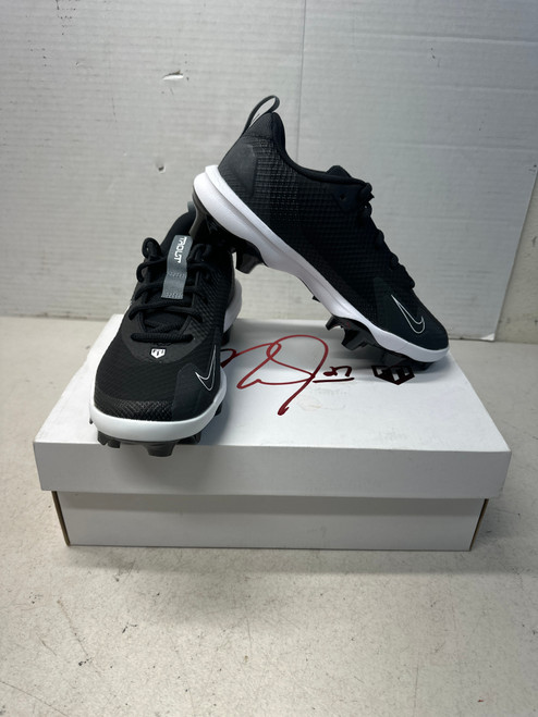 Vist Large View of Product Image Which is Used Nike FORCE TROUT 9 PRO BG BB/SB Cleats Black Junior 04.5