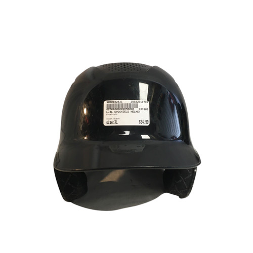 Vist Large View of Product Image Which is Used Evoshield Batting Helmet No Mask Black XL