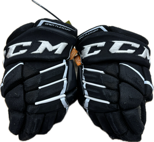 Vist Large View of Product Image Which is Used CCM Junior Gloves Black 11"